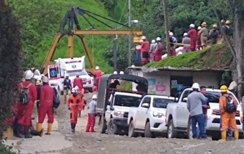 Mina La Providencia en Remedios, Antioquia.