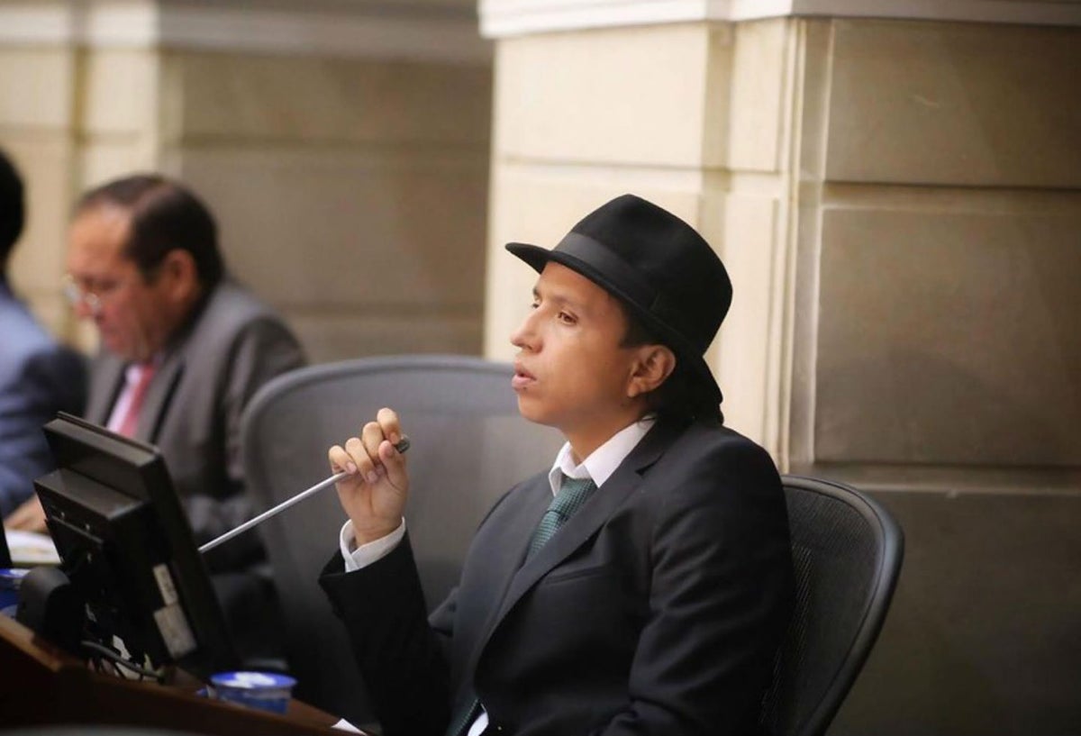 Senador Jonathan Tamayo, conocido como 'Manguito'