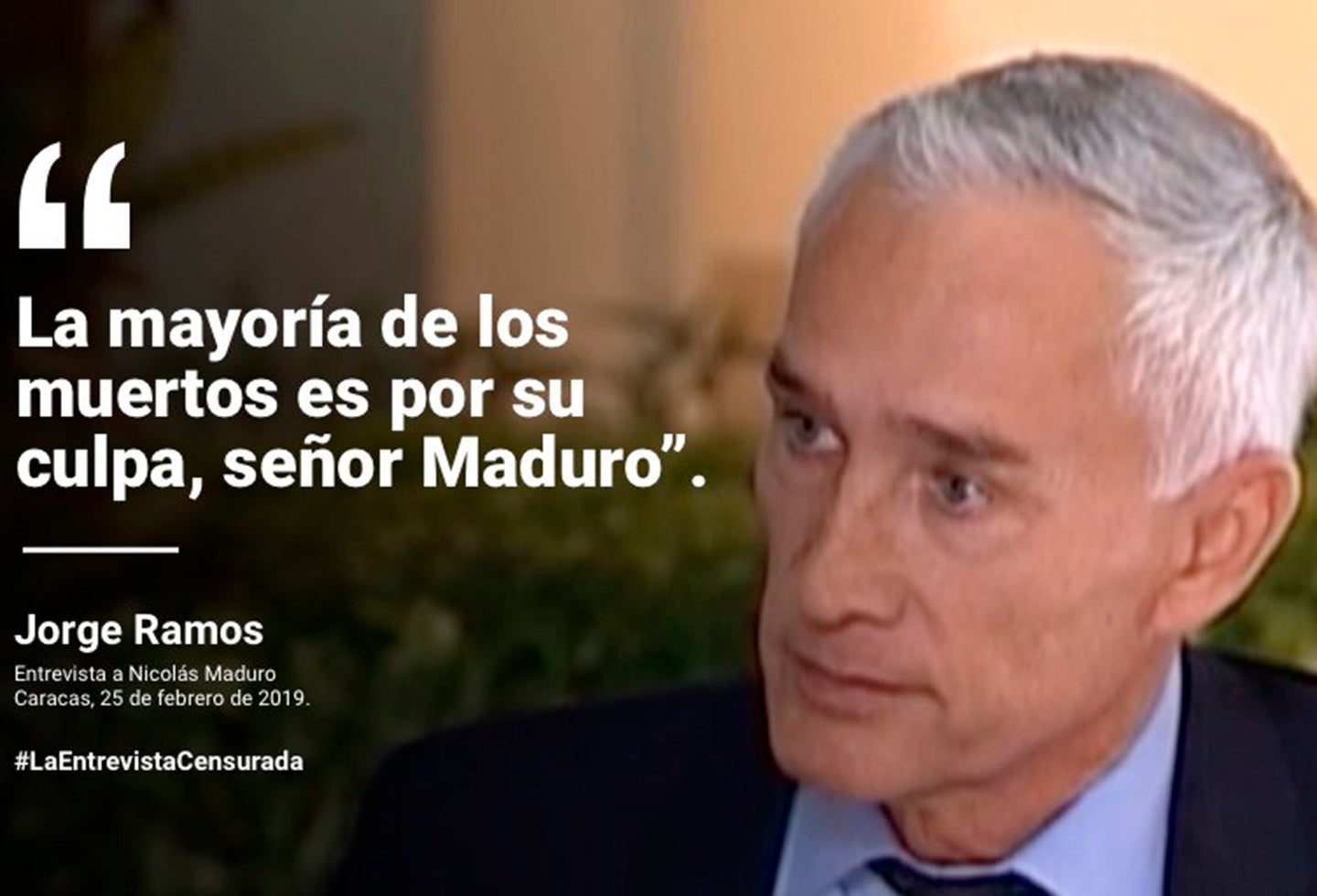 Jorge Ramos, periodista mexicano