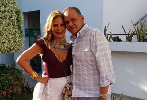 María Monica Urbina y su esposo José Guillermo Hernández