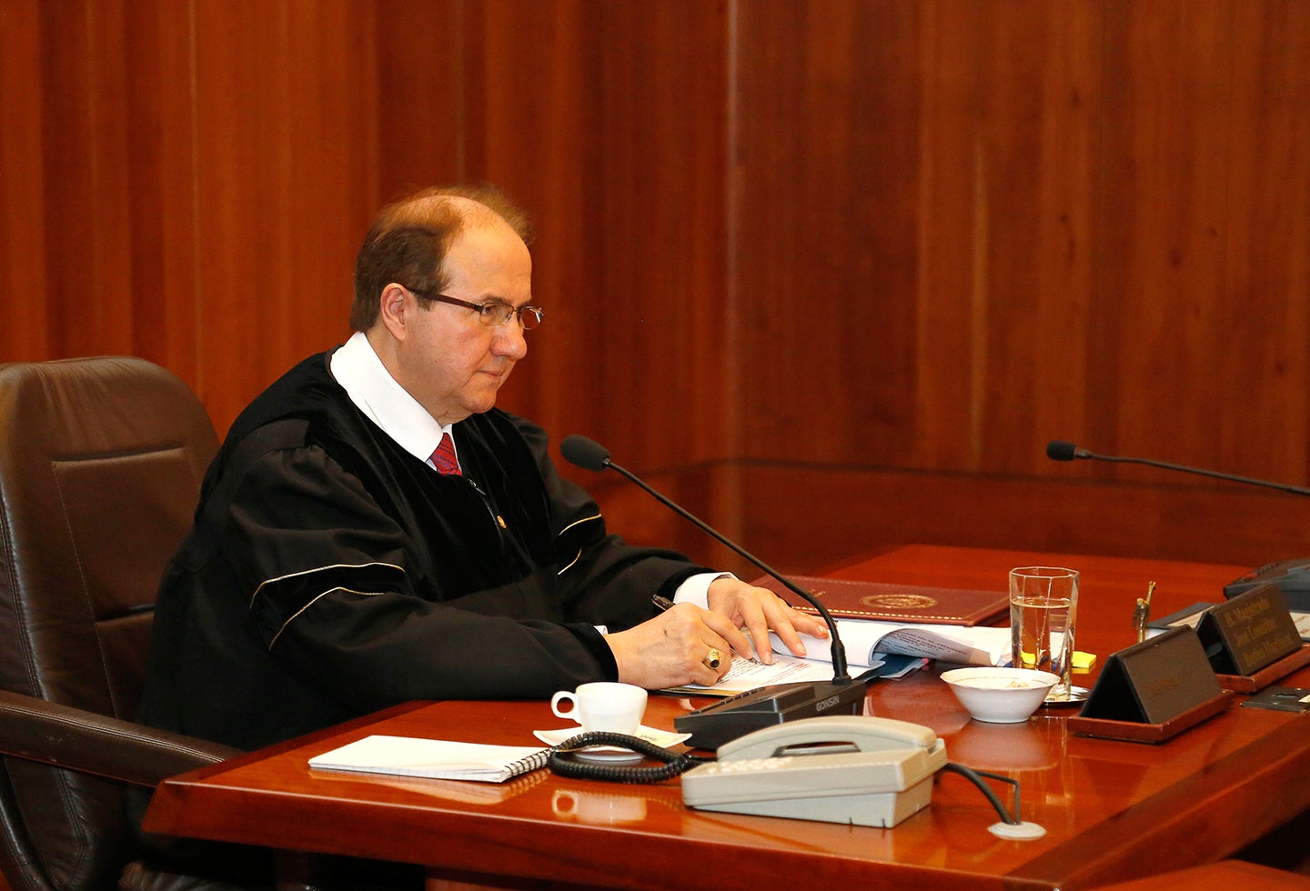 Leonidas Bustos, expresidente de la Corte Suprema de Justicia