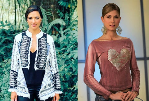 La modelo recordó a Marulanda y otras colegas cuando iniciaron en el modelaje.