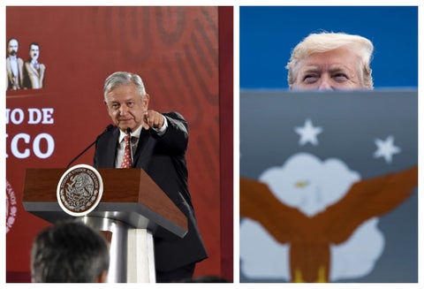 López Obrador y Trump
