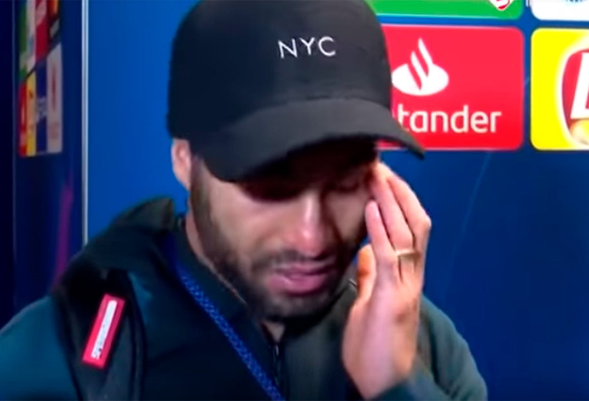 Lucas Moura tras ver la narración de su gol