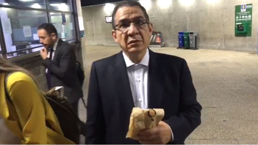 Magistrado Gustavo Malo, recluido en la sede de la Fiscalía