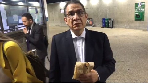 Magistrado Gustavo Malo, recluido en la sede de la Fiscalía
