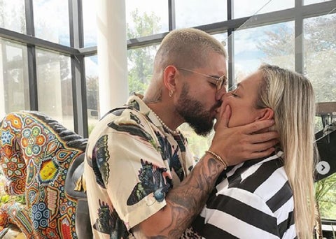 Maluma y su madre