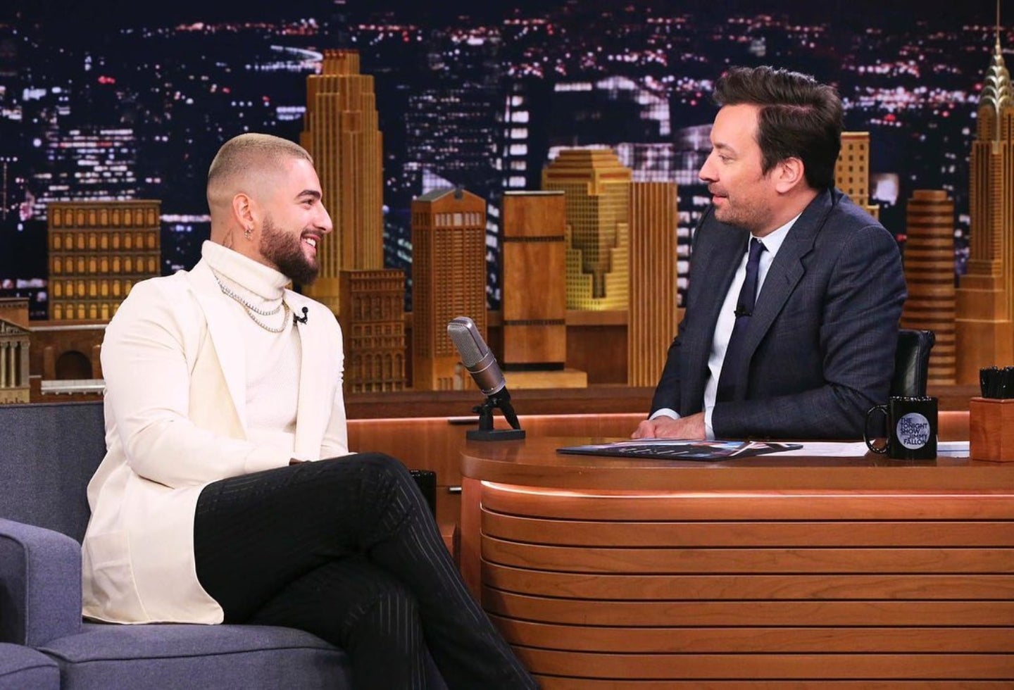 Maluma y Jimmy Fallon