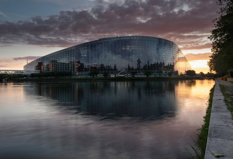 El Parlamento Europeo, en Estrasburgo (Francia)