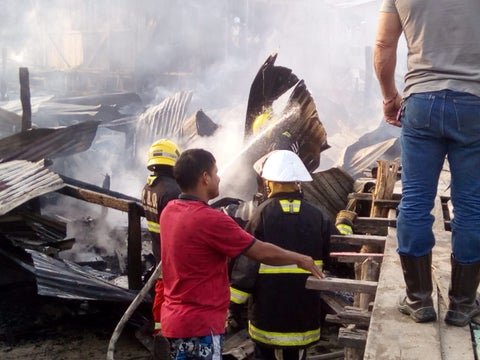 Incendio en Puerto Boyacá