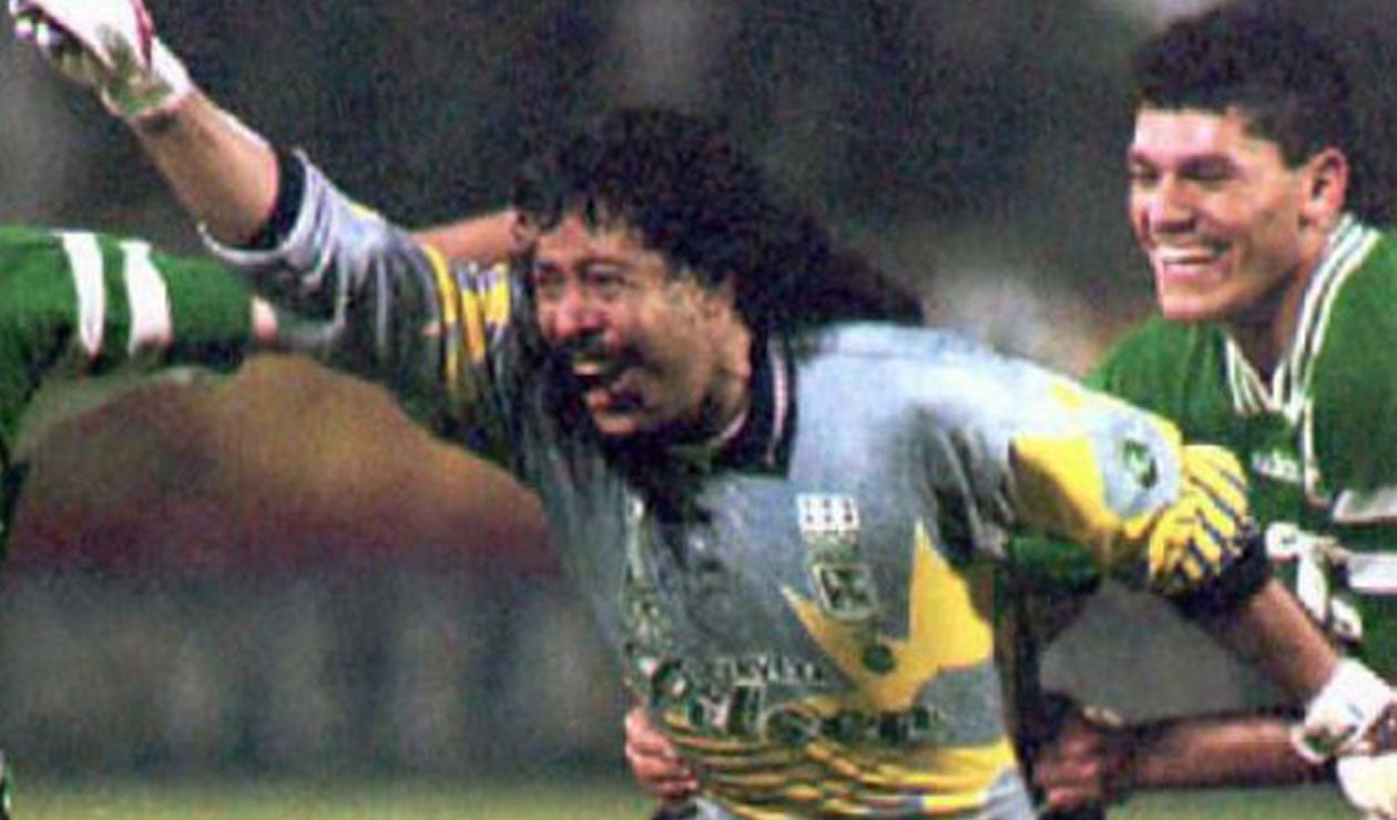 René Higuita, arquero histórico de Atlético Nacional