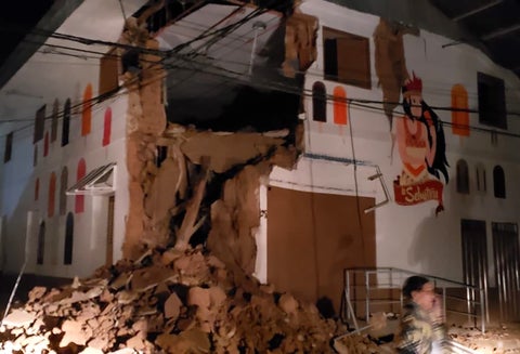 Yurimaguas (Perú) luego del sismo