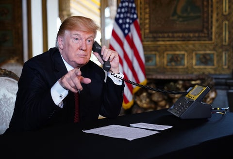 Donald Trump, presidente de Estados Unidos, en la Casa Blanca