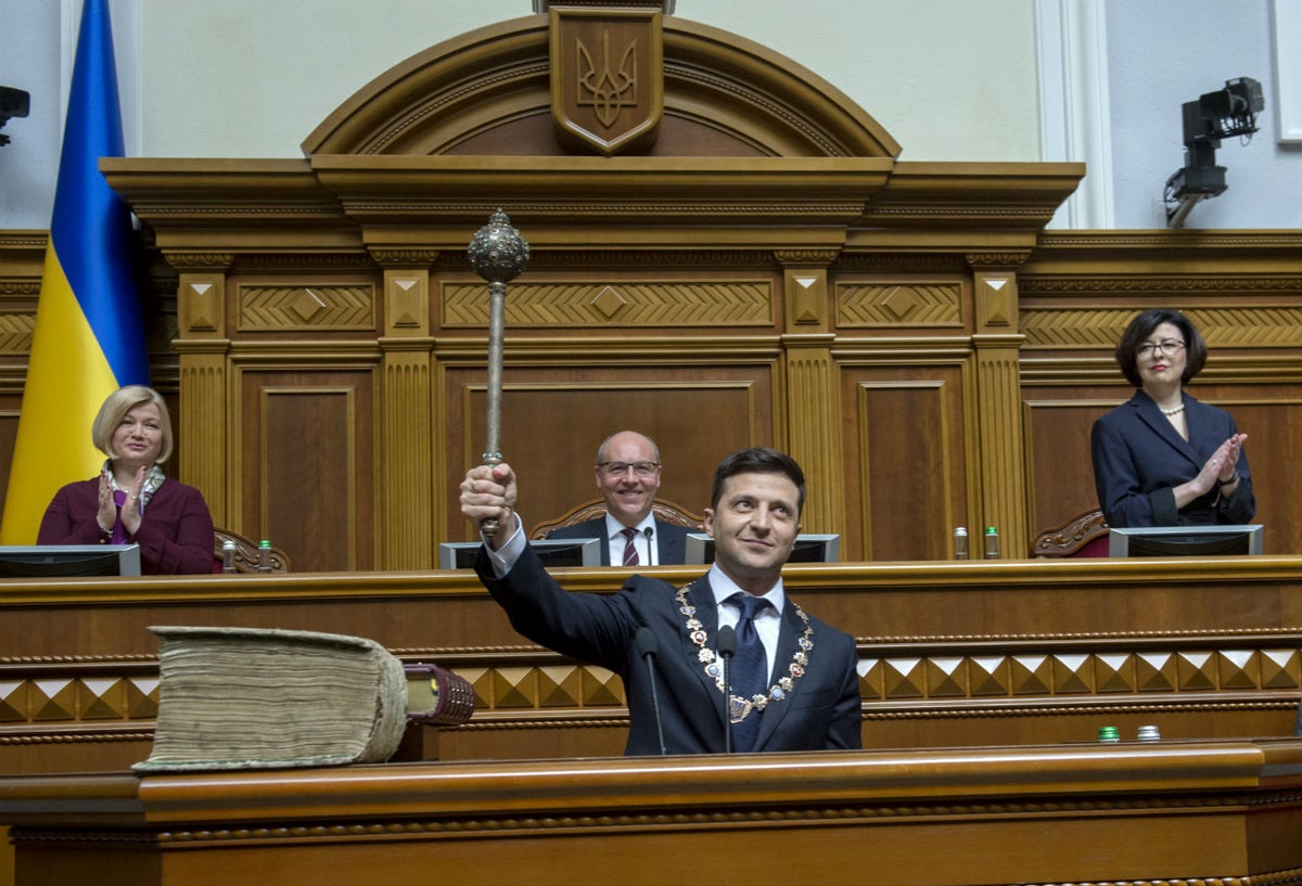 Volodymyr Zelensky, presidente de Ucrania