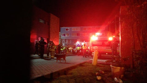 Incendio en la Estación de Policía de Usme