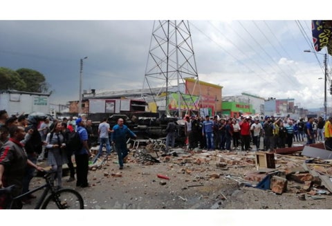 Explosión en la Avenida Rojas