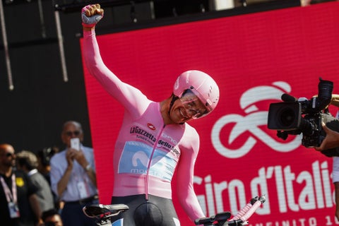 Richard Carapaz, líder del Giro de Italia