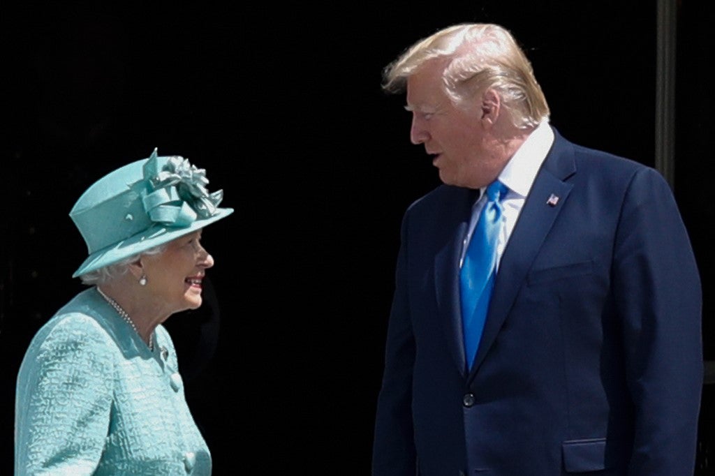 Trump en Inglaterra
