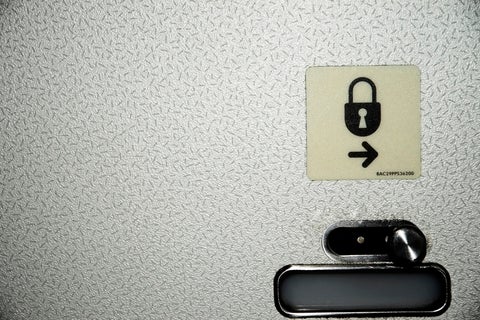 Baño de avión