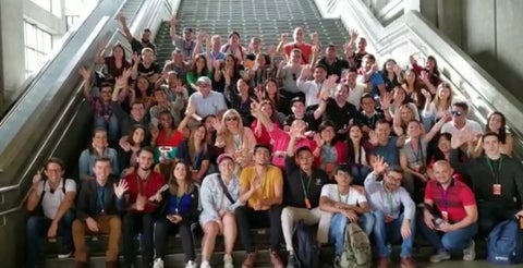 Jóvenes emprendedores en Medellín.