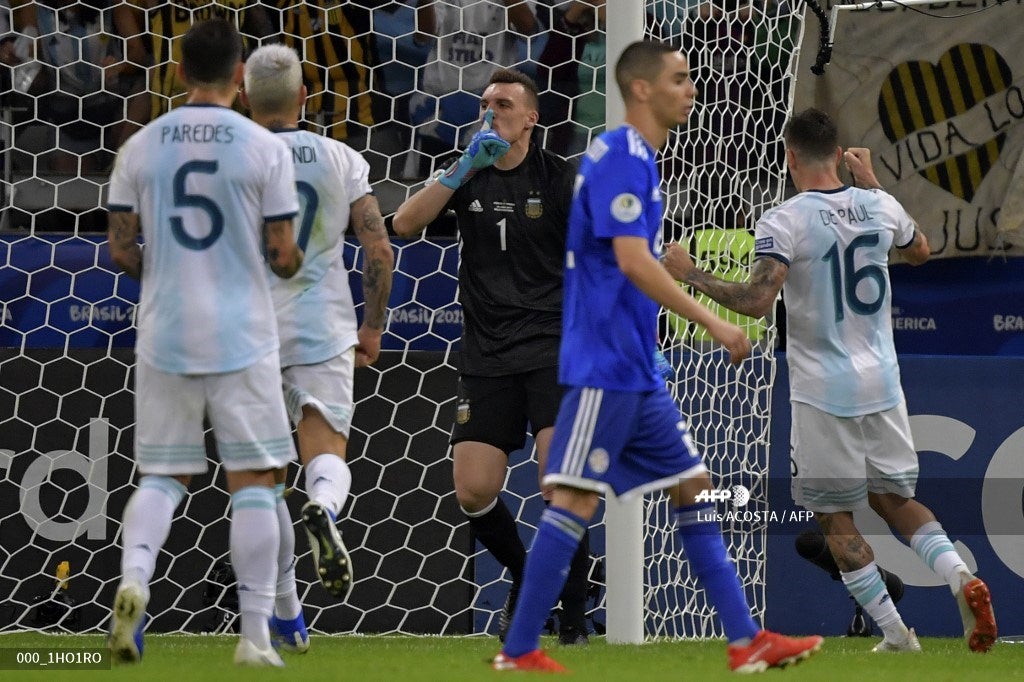 Franco Armani, portero de Argentina