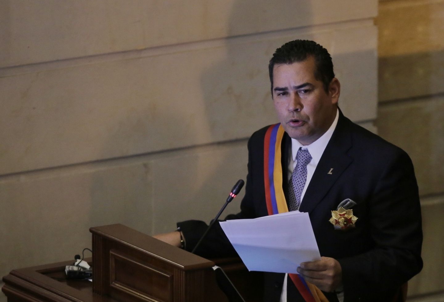 El representante Alejandro Carlos Chacón