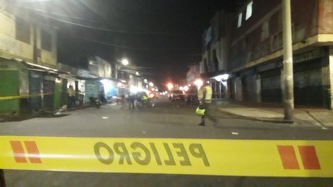 Cuatro personas resultaron levemente heridas