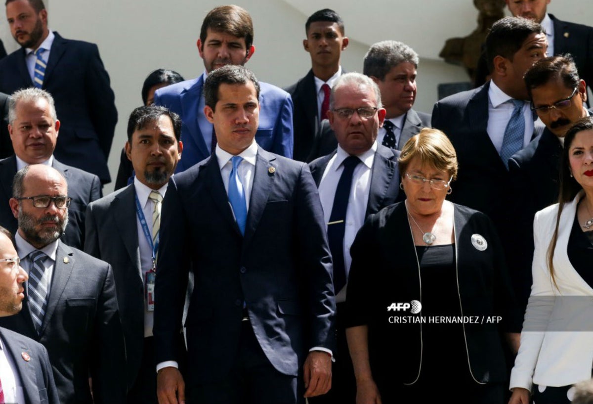 Michelle Bachelet se reunió con Juan Guaidó en Caracas
