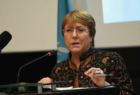 Michelle Bachelet, expresidenta de Chile