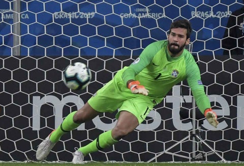 Alisson, portero de Brasil