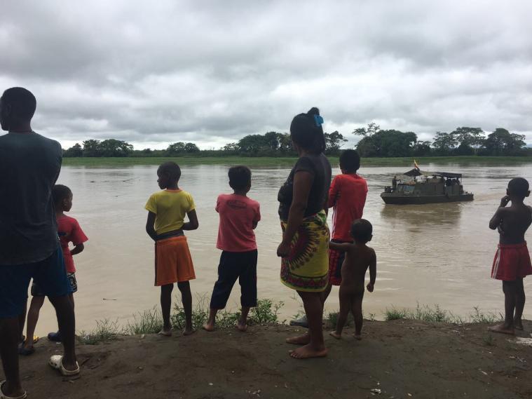 Desplazados en Chocó.