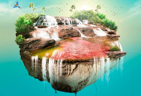 La imagen de Cormacarena y Parques Nacionales Naturales de Colombia para promocionar el relanzamiento de Caño Cristales