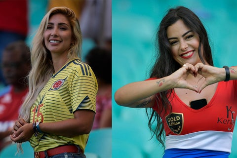 Cindy Álvarez y Larissa Riquelme
