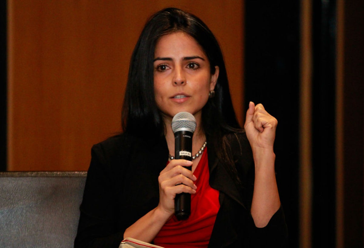 Periodista Claudia Palacios