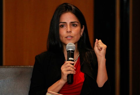 Periodista Claudia Palacios