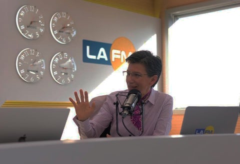 Claudia López, candidata a la Alcaldía de Bogotá