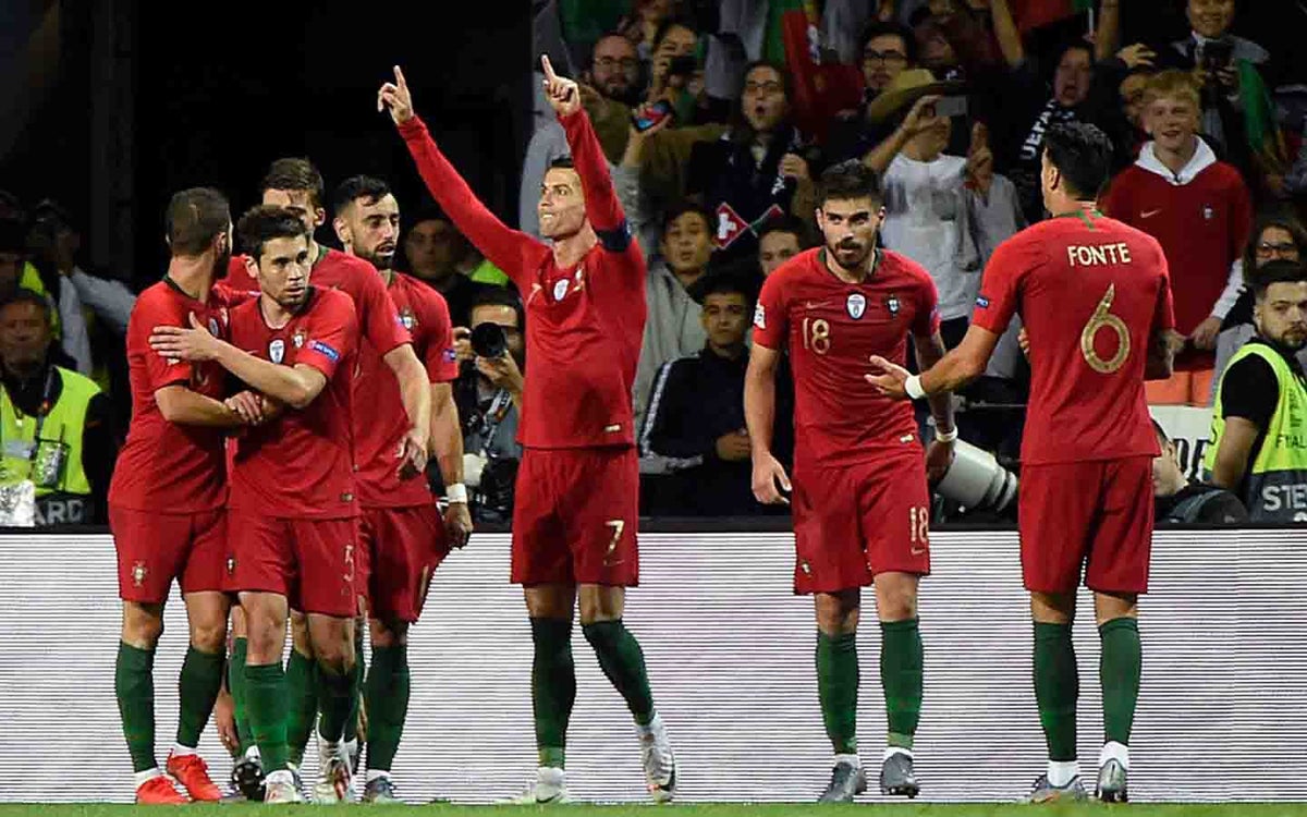Cristiano Ronaldo, delantero portugués.