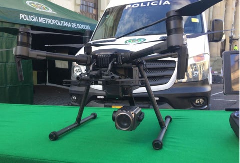 Drones de la Policía de Bogotá