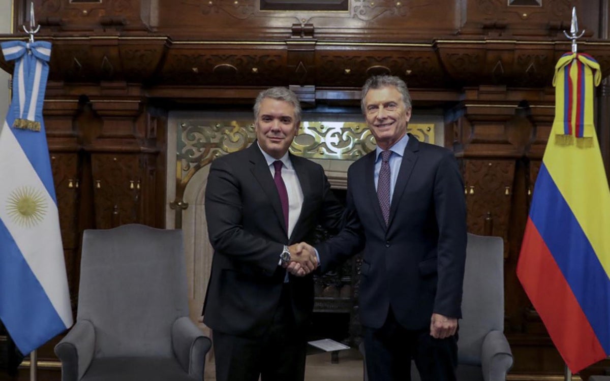Iván Duque y Mauricio Macri