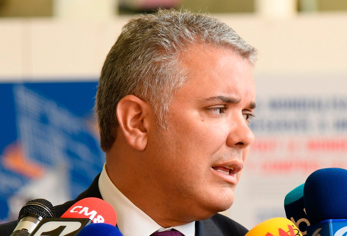 El presidente Iván Duque en Ginebra (Suiza)