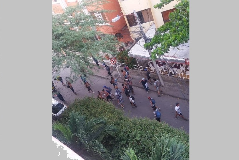 Disturbios y enfrentamiento entre hinchas en El Rodadero