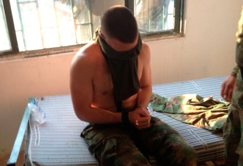 Foto publicada por Esteban Santos, hijo del expresidente Juan Manuel Santos, a propósito del entrenamiento militar que tuvo