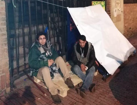 Estudiantes de la Universidad Autónoma de Bogotá, en huelga de hambre