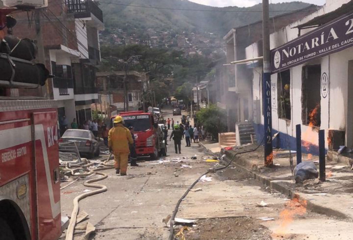 Explosión en Notaría de Yumbo