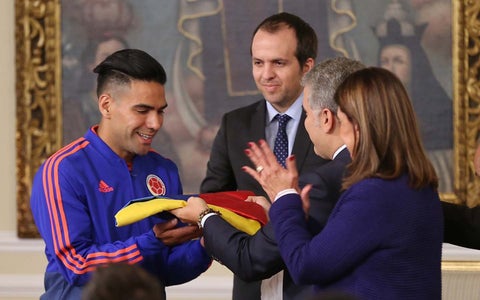 Radamel Falcao, capitán de la Selección Colombia.
