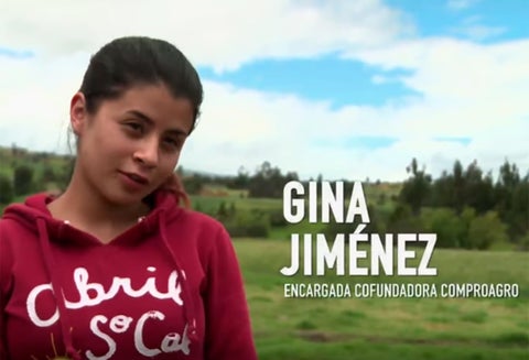 Gina Jiménez, fundadora de Compoagro