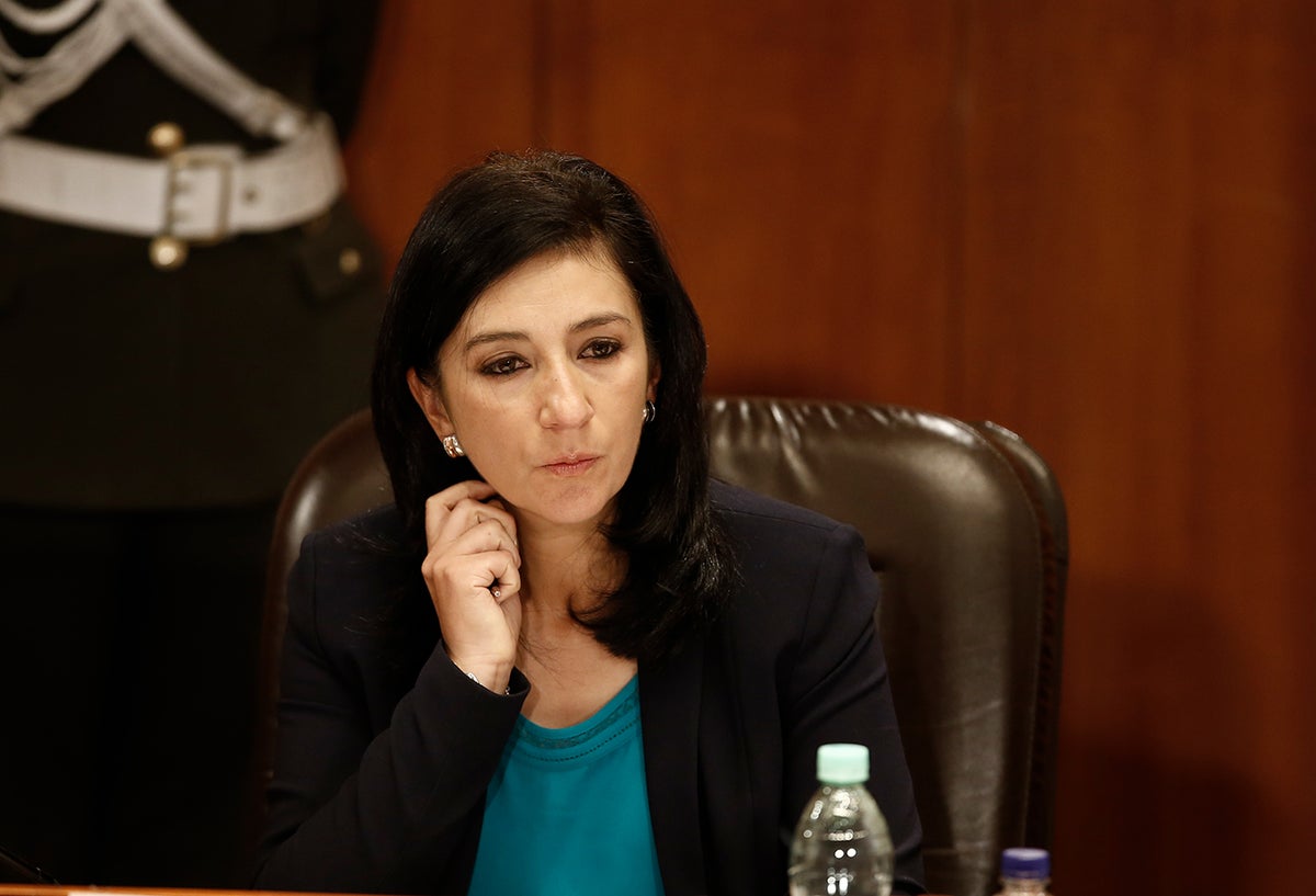 La magistrada Gloria Stella Ortíz, presidenta de la Corte Constitucional