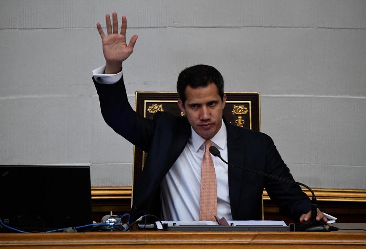 Juan Guaidó, líder opositor venezolano.