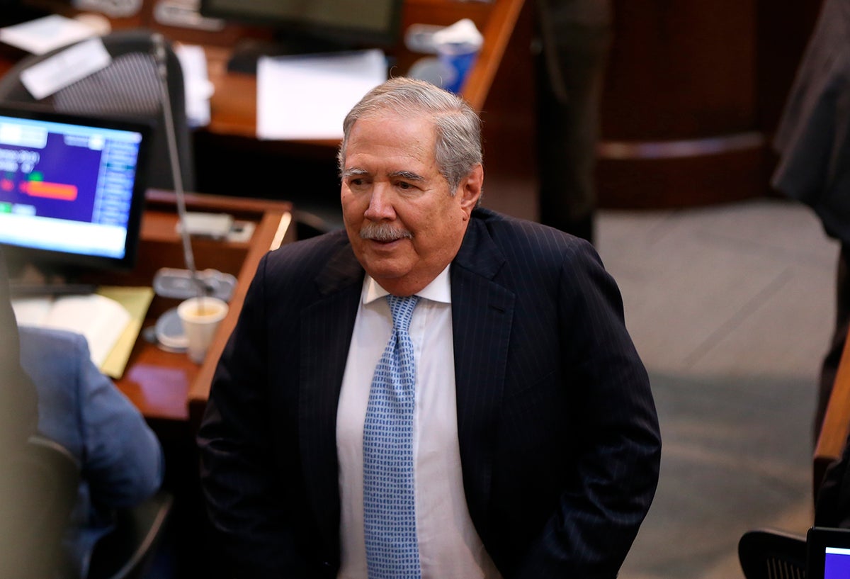 Guillermo Botero, ministro de Defensa, en el Congreso de la República