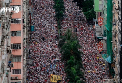 Las protestas en Hong Kong